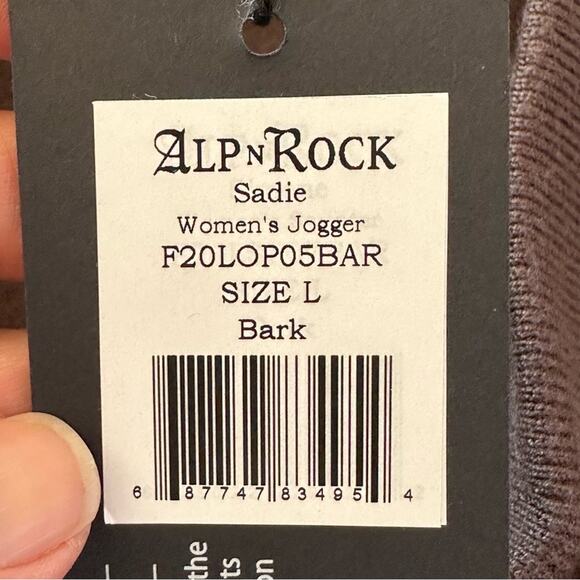 Alp N Rock Sadie Jogger Warm Cozy Thick Knit Pant Brown Size Large NWT - Picture 9 of 12